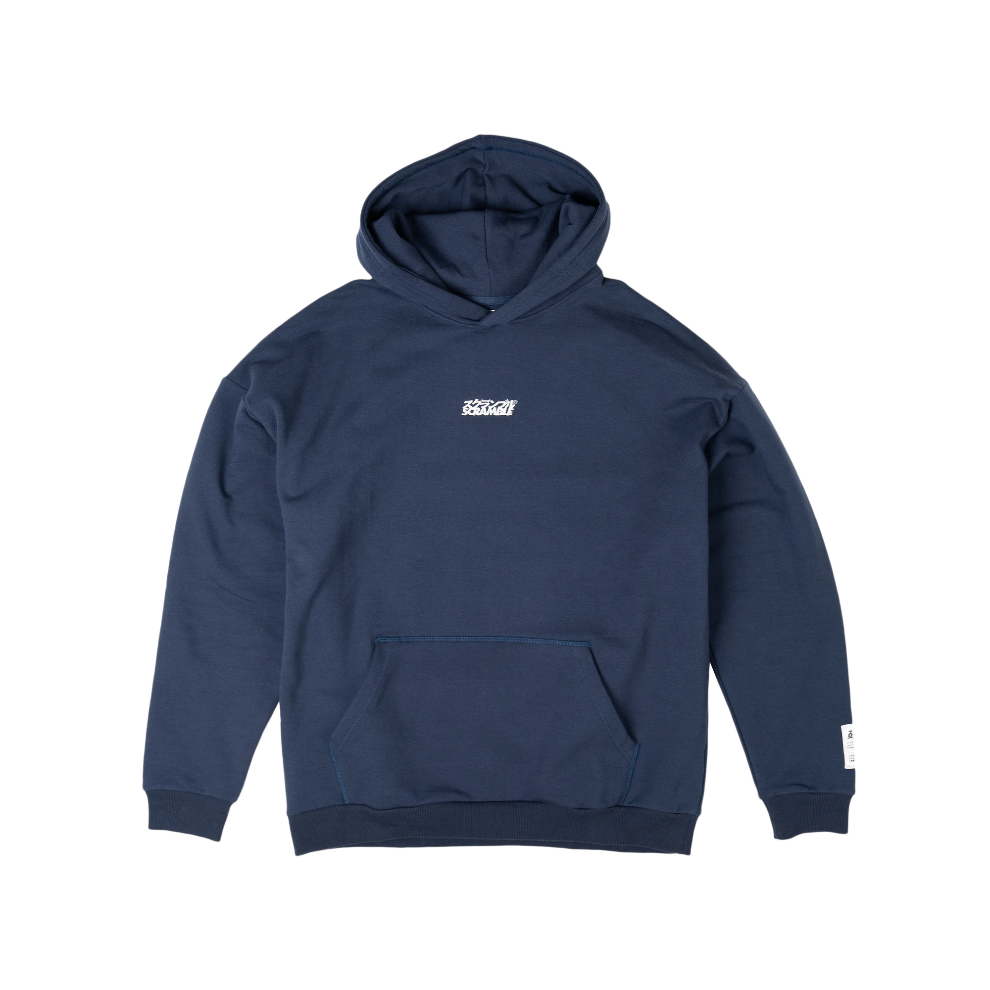 PUFF PRINT HOODY - NAVY – SCRAMBLE AUSTRALIA