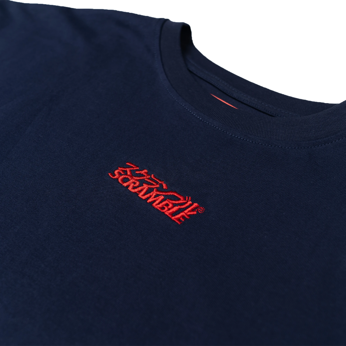 OVERSIZED LOGO TEE – NAVY